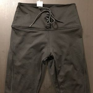 PINK Fleece Lined Lace-up Legging